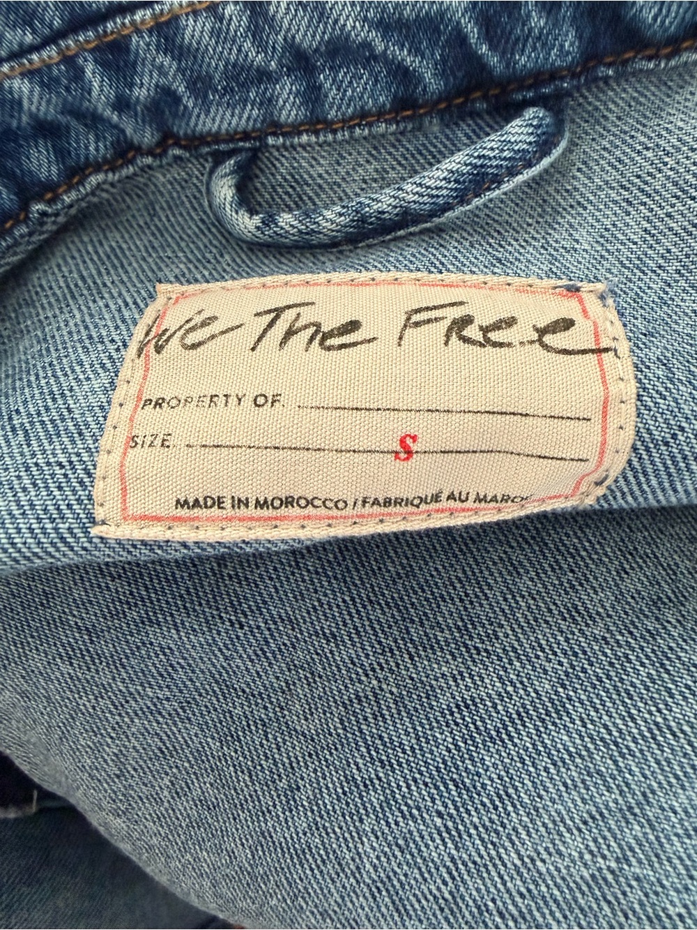 We The Free Knotted Denim Jacket - Picture 8 of 10